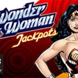 Wonder Woman Jackpots slot logo by Amaya at Instant Casino